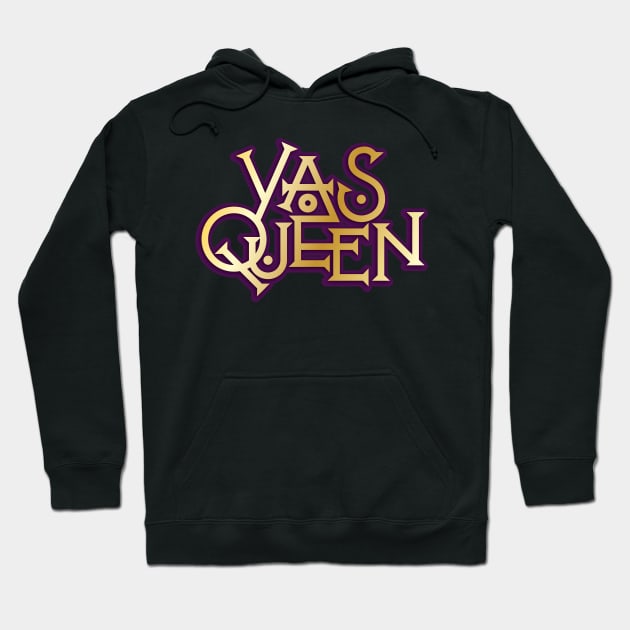 Yas Queen Gold Hoodie by polliadesign